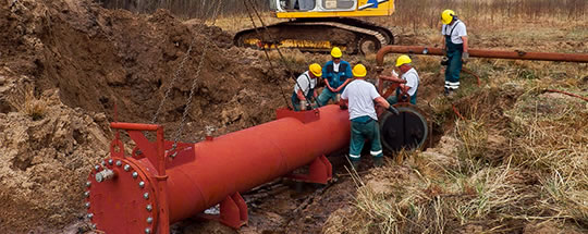 Installation of temporary trap for chemical cleaning