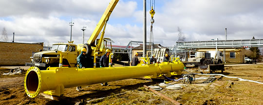 Installation of the temporary traps