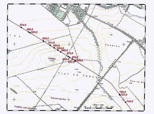 Úsek 2 – km 7,0–10,0 – situace