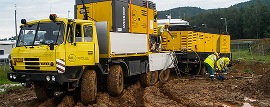 Cleaning of the section 1 of DN 1400 gas pipeline GAZELLE