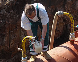 ollection of water samples